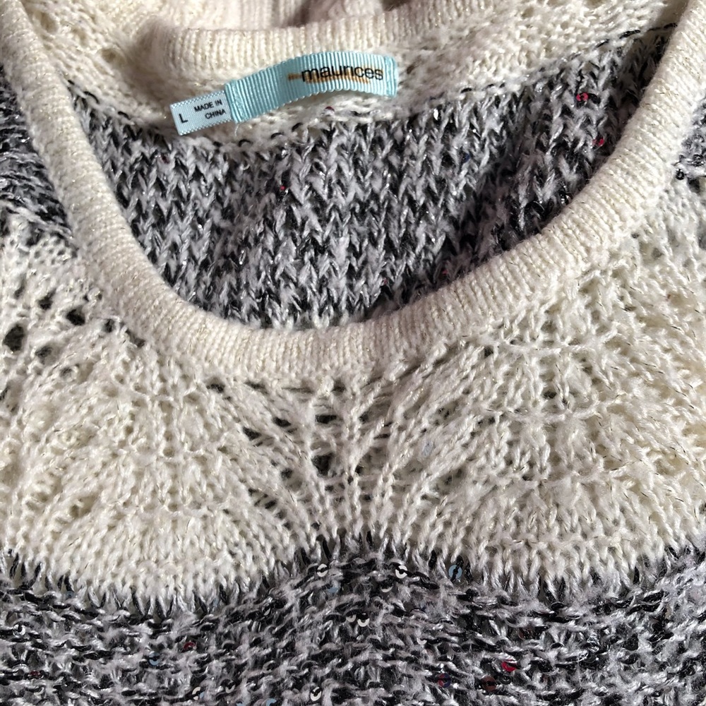 Maurices Crochet and Sparkles Sweater! - Picture 2 of 4